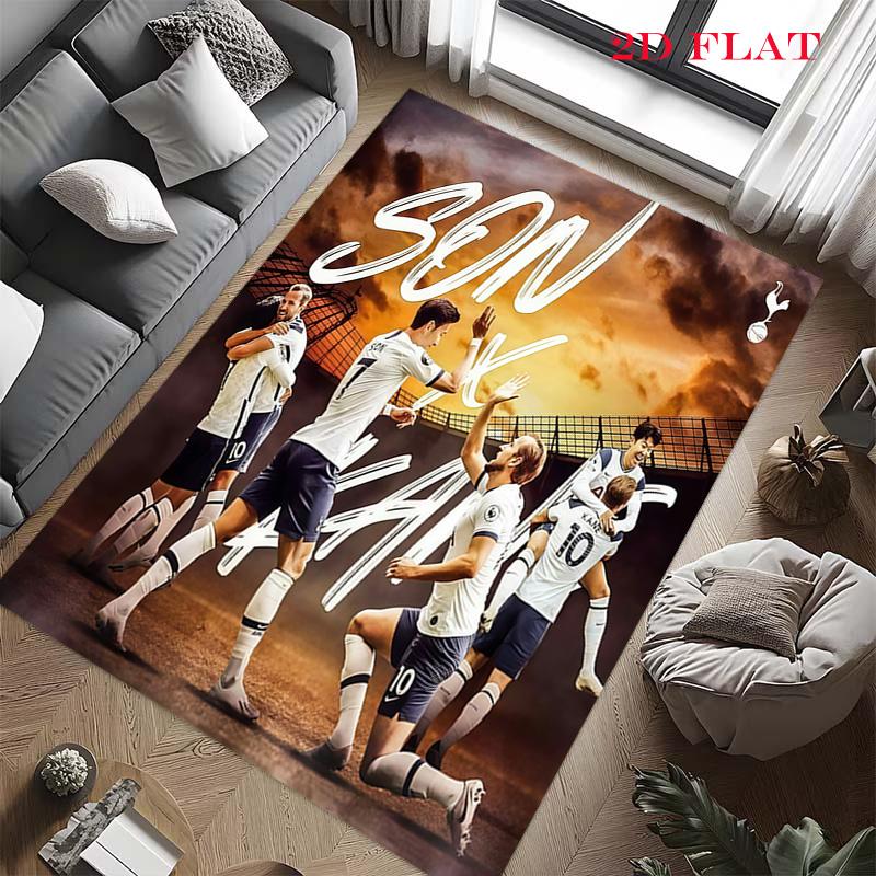 Tottenham team Carpet Rug for Living Room Bedroom Home Sofa Decoration,Kids play Nonslip Floor Mat