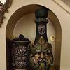 New Vintage Creative Witch Bottle Celestial Body Home Decor Ornaments Moon Water Bottle Face Painting Teng Vase Resin Ornaments