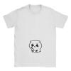 Chiikawas Black Metal T Shirts Men Cotton Amazing TShirt Round Collar  Tees Short Sleeve Clothing Plus Size