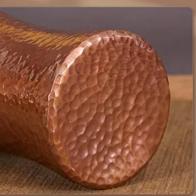 Vintage Pure Copper Coffee Cup,Handcrafted Engraving Hammer Texture 300 ml Beer Moscow Mule Tumbler Milk Mug,Tea Water Tableware