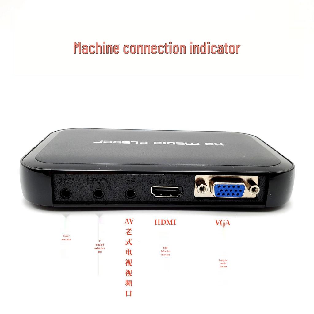 1080P HD Multimedia Player with HDMI & VGA Dual Output for Landscape & Portrait Display