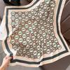 Autumn and Winter New Korean Version Fashion Printed Scarf, Scarf, Imitation Wool Feel Fashion Scarf, Tie, Sunscreen Silk Scarf