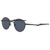 Fashionable new sunglasses for women, European and American trendy glasses for men, decorative thin-rimmed colored lenses, round retro sunglasses