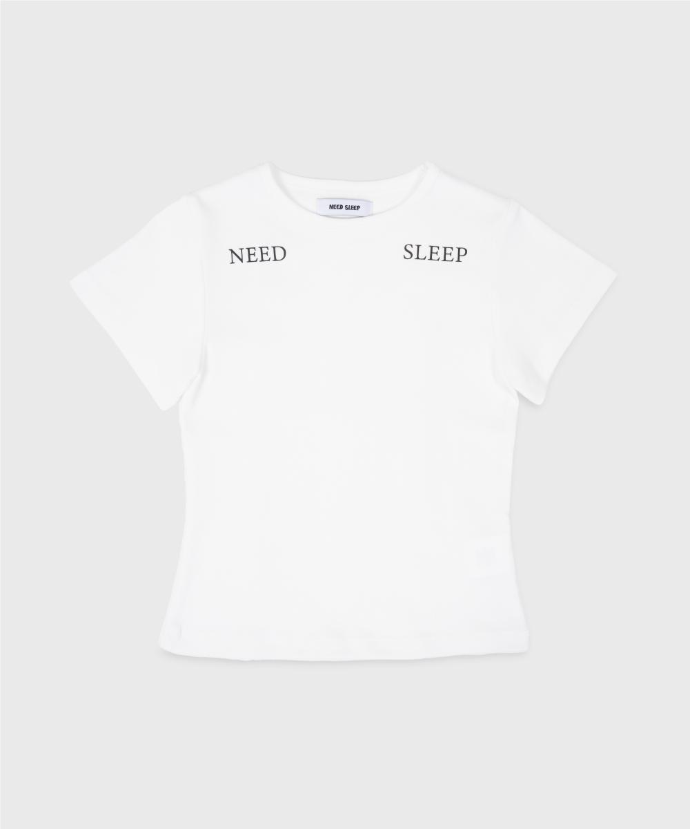 Need Sleep 1/2 Light Need Sleep Tee [White]