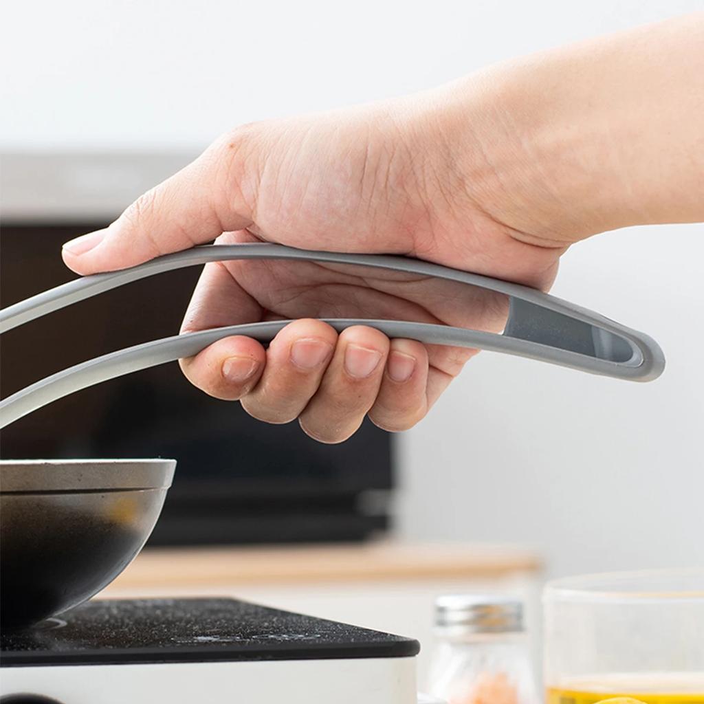 2 In 1 Nylon Grip Flip Tongs Egg Spatula Tongs Steak Spatula Tongs Clamp Pancake Fried Turners Kitchen Accessories