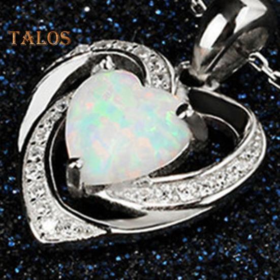 Faux Crystal Heart Infinity Necklace Sparkly Rhinestone Pendant Necklace Romantic Jewelry for Valentine's Day Birthday Gift