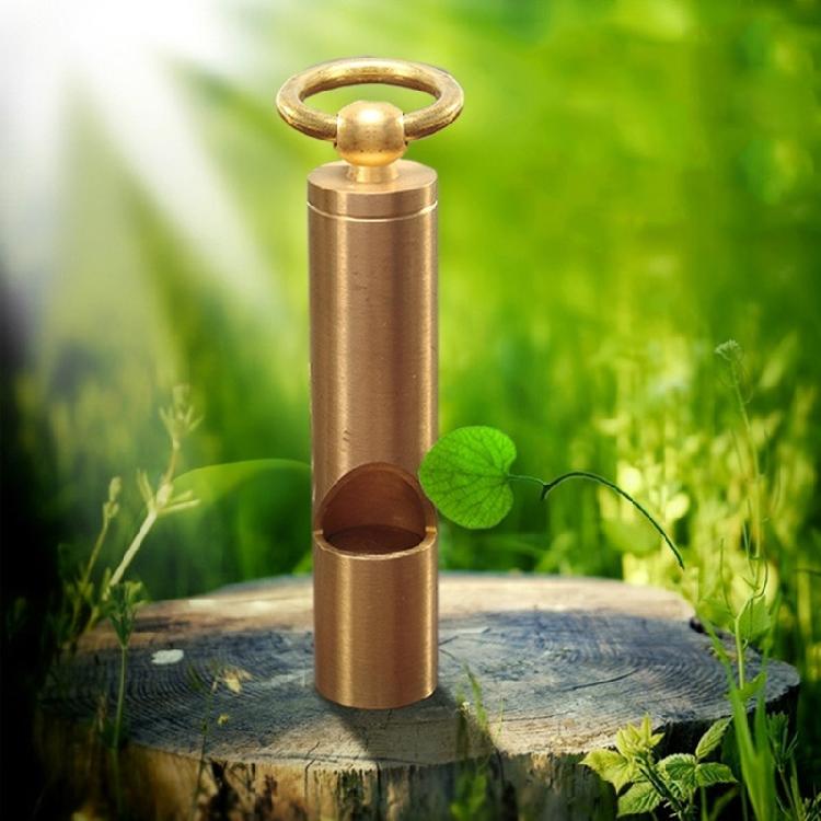 Brass Whistle Pet Bird Behavior Training Tool for Dog Pigeon Parrot Dove