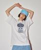Lujeoseukeulleob Varsity Logo Short Sleeve T-Shirt White