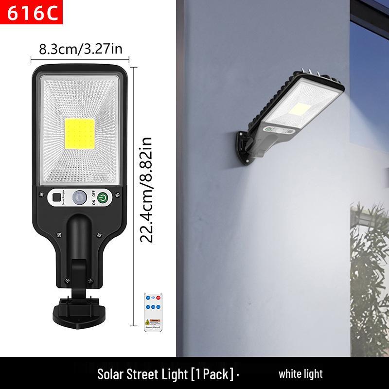 Outdoor Solar Garden Lights with Motion Sensor - LED Wall-Mounted, Ultra-Bright for Home and Street Use
