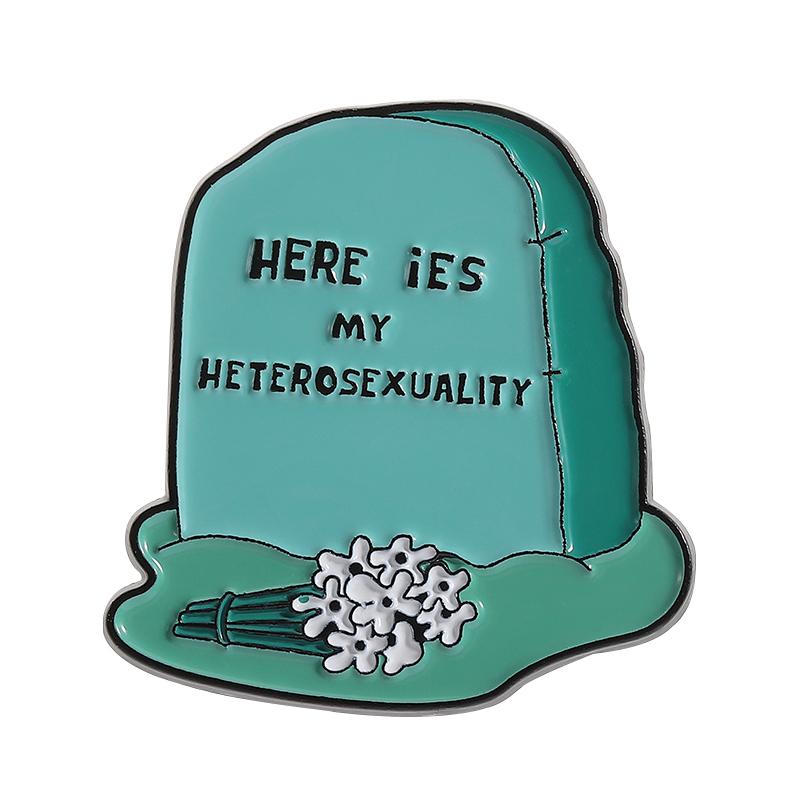 LGBTQ Rainbow Enamel Pin You’re Safe With Me Pride Metal Brooches Lapel Badges Jewelry Gift for Gay Homosex Lesbian Friends