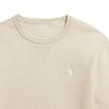 Polo Ralph Lauren Logo Embroidered Solid Color Crew Neck Long Sleeve Sweatshirt Men Sweatshirt Khaki MNPOKNI16823196-250