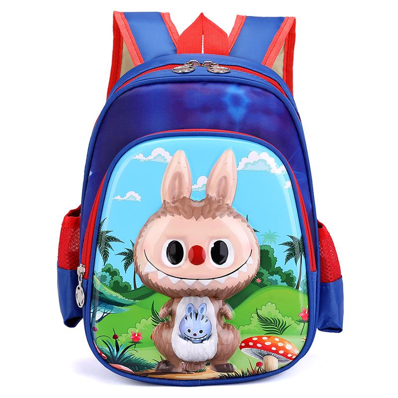 12-inch Schoolbag Boy Backpack 3D Three-dimensional Hard Shell Pull Cloth Cartoon Cute Girl Student Bag CLE