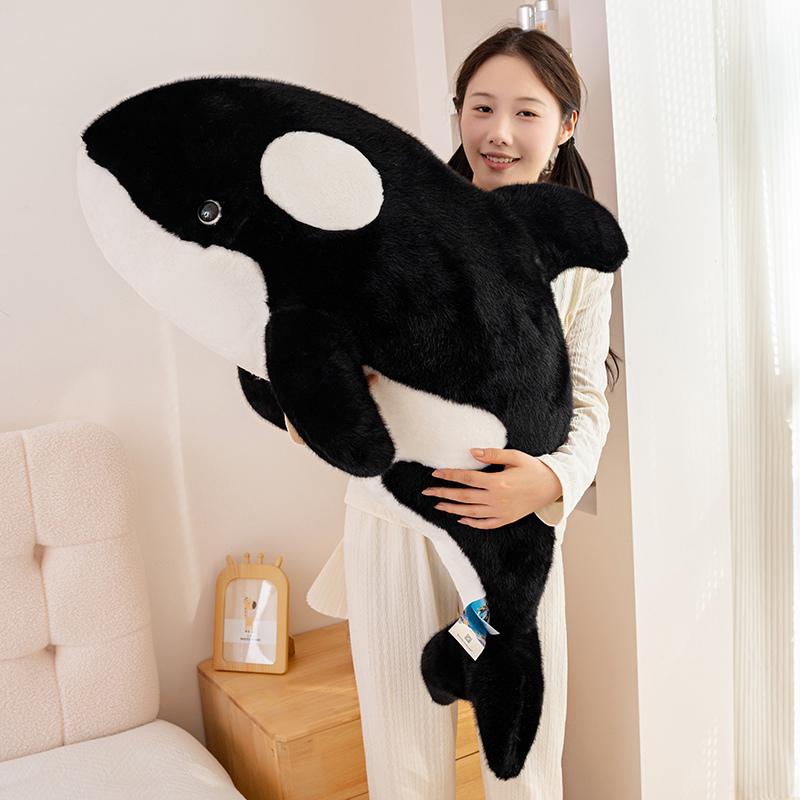 Cute Soft Simulation dolphin whale Plush Toys Kawaii Stuffed Kids Children Boys Girls Lovely Animal Pillow for Birthday Gifts