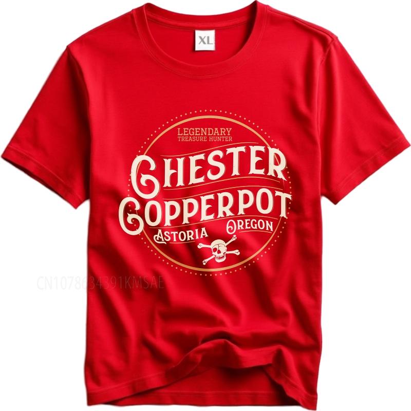 Cotton summer For man t shirt Legendary Treasure Hunter Ghester Copperpot Astoria Oregon Short Sleeve Street Wear O Neck tops S