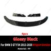 For BMW 3 Series GT F34 2013-2020 M Sport Version Tuning Accessories Front Splitter Bumper Lip Air Deflector Decoration Tuning
