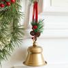 Metal Christmas Iron Bell Pendant Pleasant Sound Christmas Chime Bell  Party Favors