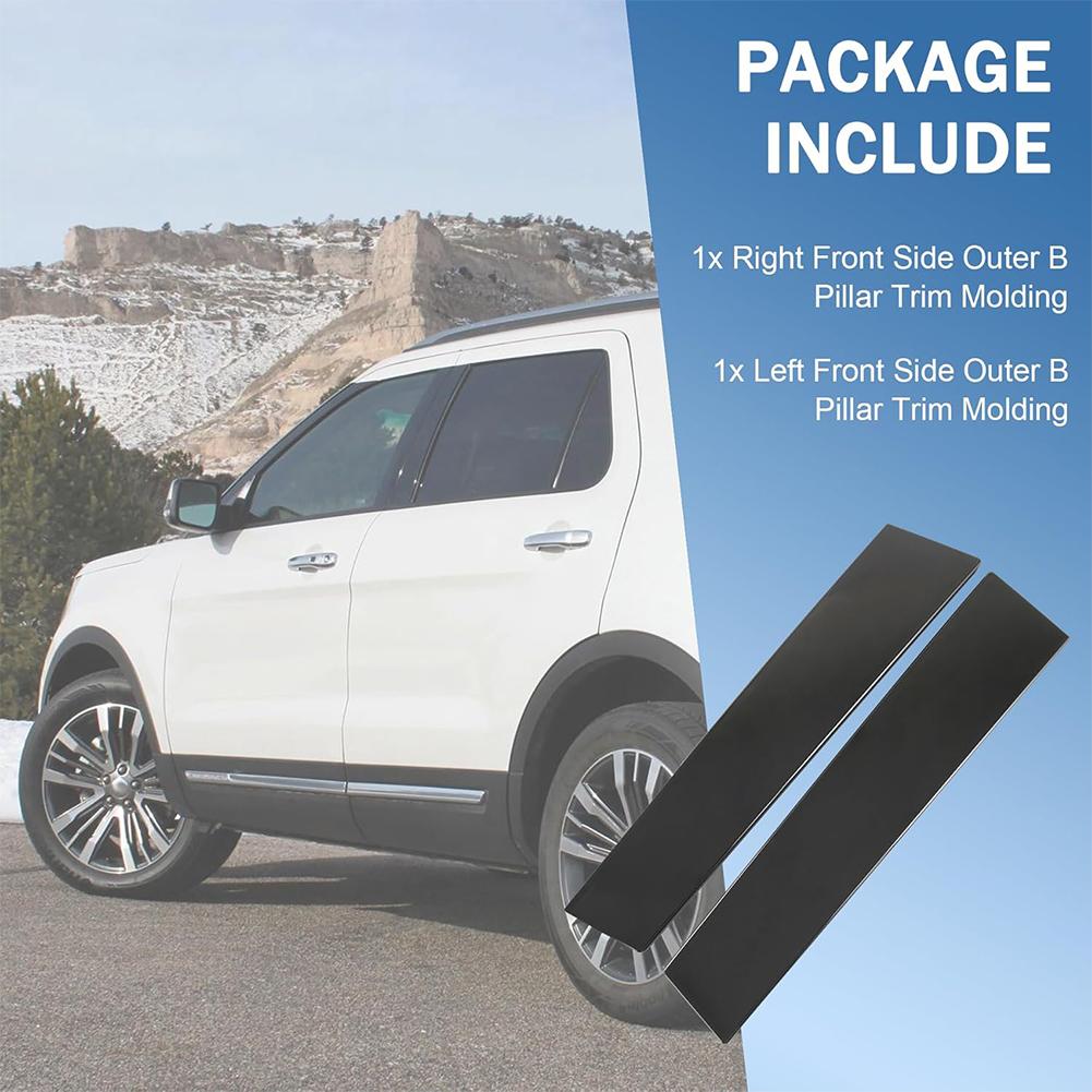 B Pillar Molding Trim Without Keypad 926-449 926-448 Bb5z-7820555-bb Front Driver And Passenger Side Pillar Moulding Panel Parts