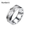Men Ring Stainless Steel Plated Hand Jewelry Casual Party Holiday Dressing Clothing Decoration Circle Gift Craft