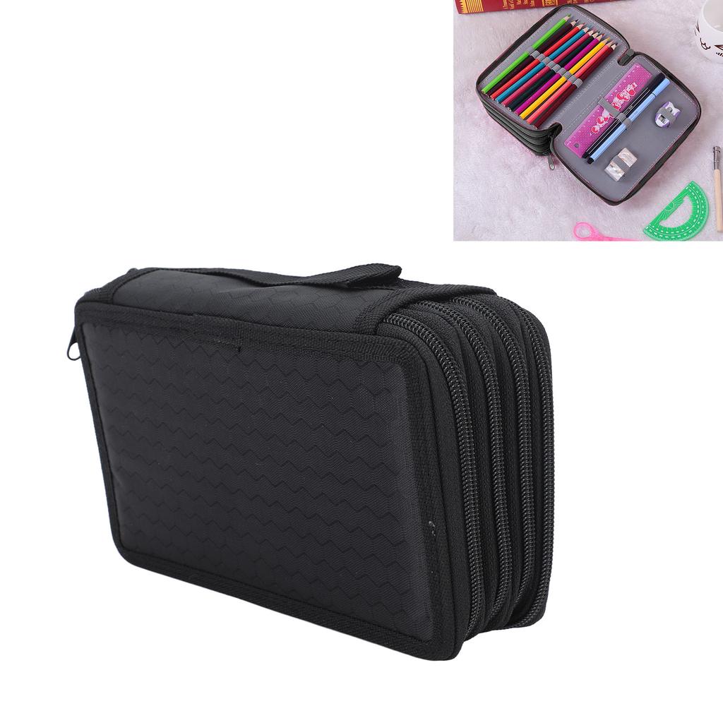 Pencil Case 72 Slots Colored Pencil Holder Bag   Handy Lightweight Pen Case   Stationery Storage