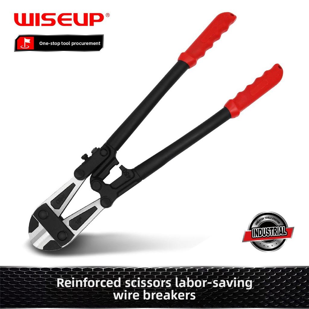 Professional 14-Inch Cable Cutter, Forged Chrome Molybdenum Steel, Labor-Saving Design for Hard Wire