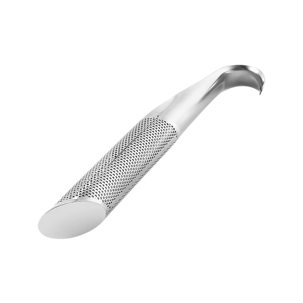 Kjøkkentilbehør ny tesil Utrolig rustfritt stål infuserrør Design Touch Feel Holder Verktøy Teskje Infuser Filter