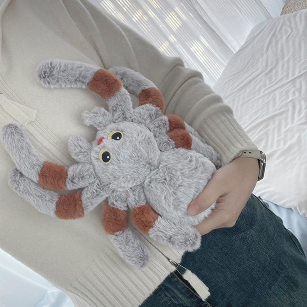 

Stuffed Animal Spider Plush Toy Red Nose Reptile Plush Toy Simulation Spider Doll Home Offices 30cm