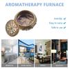 Brass Chinese Zodiac Aromatherapy Incense Furnace Metal Censer Bowl Home Decor Bedroom Study Yoga Room Accessory