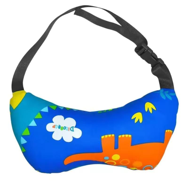 

Kids Pillow Car Seat Cushion Universal Childs Seats Headrest Pillows Comfortable For Baby Sleep Nap Soft Neck Head Protector темно-синий