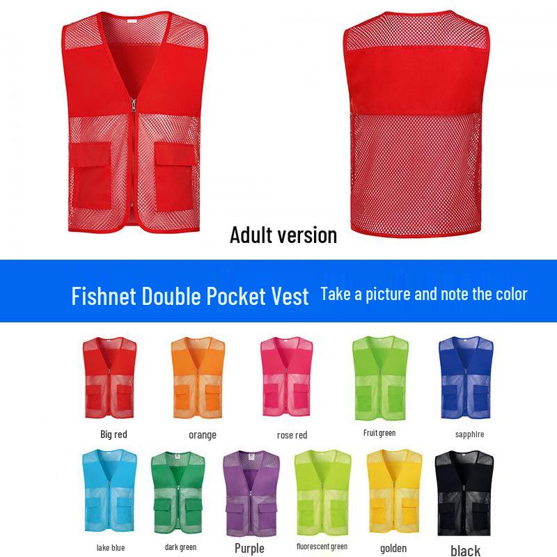 Custom Charity Event T-shirt Vest with Logo Printing for Volunteers