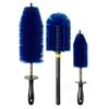 Car Wheel Multifunction Cleaning Brush Long Soft Handle Rim Hub Microfiber Brush Tire Detail Brush Auto Motorcycle Washing Tool