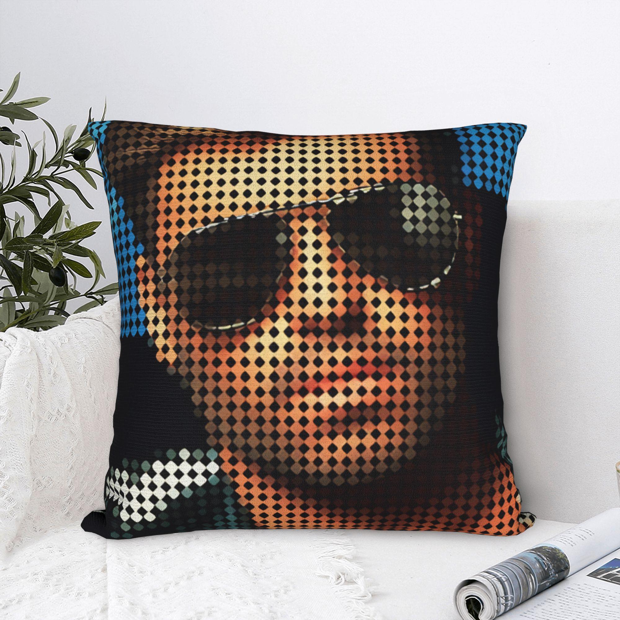 Fine Glasses Unisex Pillow Cover Singer George Michael Kawaii Pillow Case For Sofa Couch Bed Living Room Pillowcases