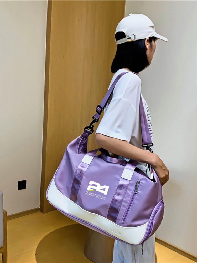 24 Hour Bodybuilding Travel Yoga Bag Inclined Shoulder Bag Luggage Multifunctional Dry Wet Separation Hand Natatorium 24 LOGO