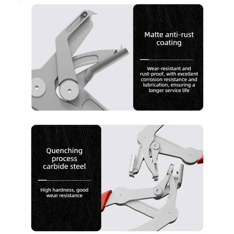 Professional Car Clip Removal Pliers Auto Trim Fastener Remover Tool Plastic Rivet Puller for Interior Door Panel Chassis Trunk