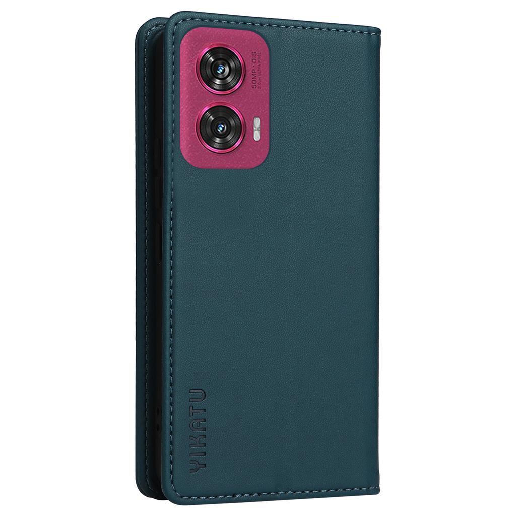 YIKATU YK-001 For Motorola Edge 50 Fusion 5G Case Leather Phone Cover with Wallet