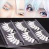 Colorable White Feather Lashes Cosplay Extension Lashes Creative False Eyelashes Stage Performance