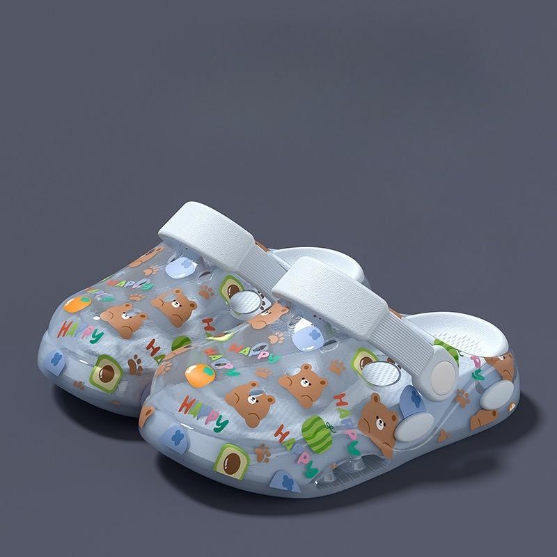 Summer New Kids Closed Toe Clogs Unisex Children Sandals Toddler Big Kids Indoor Outdoor Beach Slides for Boys Girls
