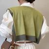 Elegant Women Color Block Shawl Lightweight Soft Warm & Breathable For All Seasons Versatile Stylish Wrap Chic Casual Wear