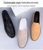 Bean Bean Men's Cowhide Slip-On Casual Leather Shoes