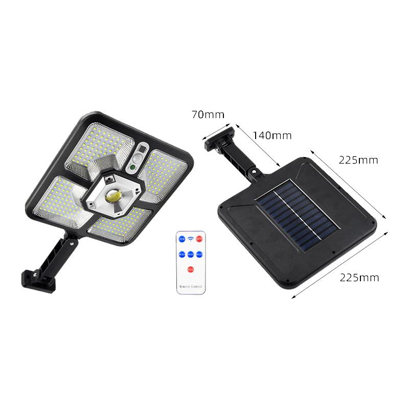 

Мощные солнечные светодиодные фонари для наружного освещения сада, двора, дома, настенный светильник с датчиком движения, внешняя панель, водонепроницаемый уличный фонарь