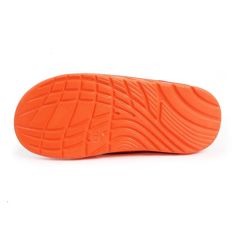 Plus Size Arch Support Two-Color Men's Non-Slip Thick Sole One-Strap Home Sandals