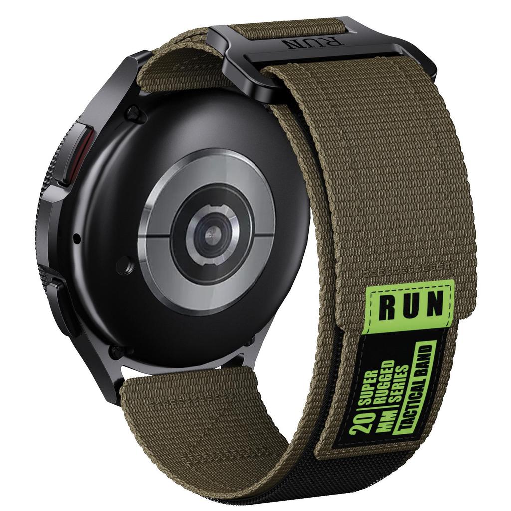 20/22MM Nylon Woven Strap for Huawei GT3/4 & Samsung Watches - Tactical Outdoor Sports Band