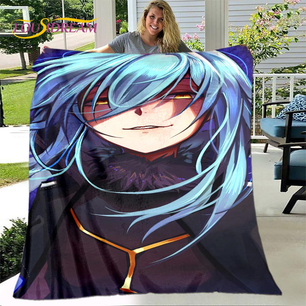I Got Reincarnated As A Slime Anime Soft Plush Blanket,Flannel Blanket Throw Blanket for Living Room Bedroom Sofa Picnic Cover