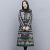 Women’s Slim Fit Chinese Ethnic Embroidered Down Jacket
