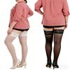 Women Lace Plus Size Stockings Comfortable Extra Large Lace Socks for Women Thigh High Length Plus Size Fashion Look