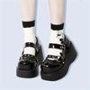 Casual Lolita Platform Shoes for Women Heels Wedge Women Shoe Sandals Kawaii Cute Cosplay Girls Mary Jane Shoes Zapatos De Mujer