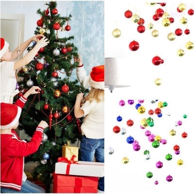 Party DIY Christmas Tree Ball Hanging Decor Baubles Xmas Party Wedding Decor Ornament Balls