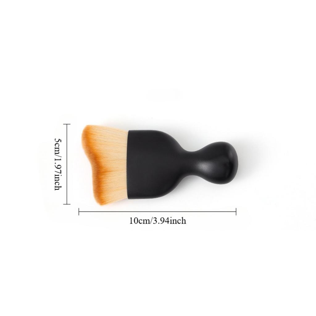 2PCS Car Interior Detailing Brush, Auto Soft Bristles Dust Brush Curved Brushes, Automotive Interior Cleaning Tool for Cleaning Panels Scratch Free