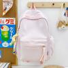 Schoolbag large capacity casual versatile plaid backpack new 1011 sweet girl college style high value simple schoolbag