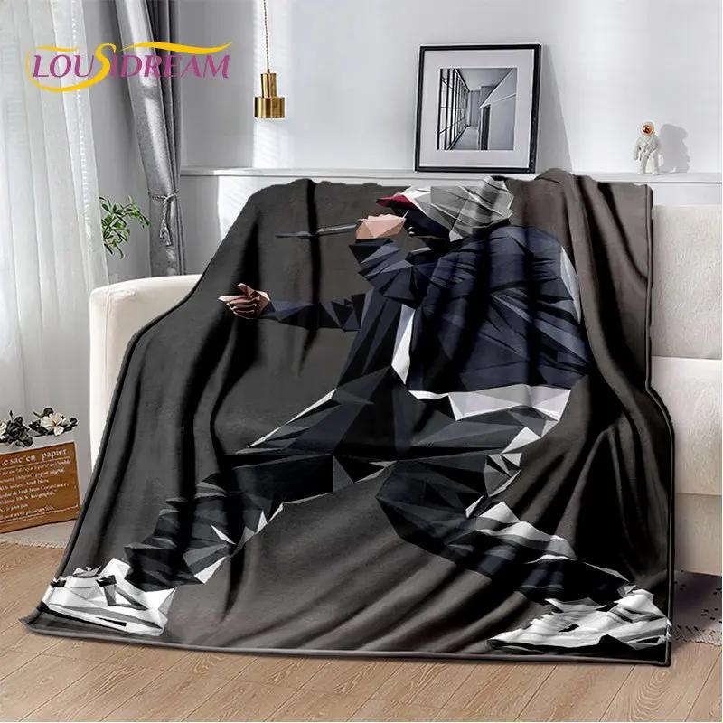 Hip Hop Art Rapper Legend Star Soft Plush Blanket,Flannel Blanket Throw Blanket for Living Room Bedroom Bed Sofa Picnic Cover 3D