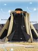 Unisex Spring/Autumn Workwear Jacket with Three-Proof, Windproof Down Fleece Liner for Adults/Children - Outdoor Mountaineering Coat.